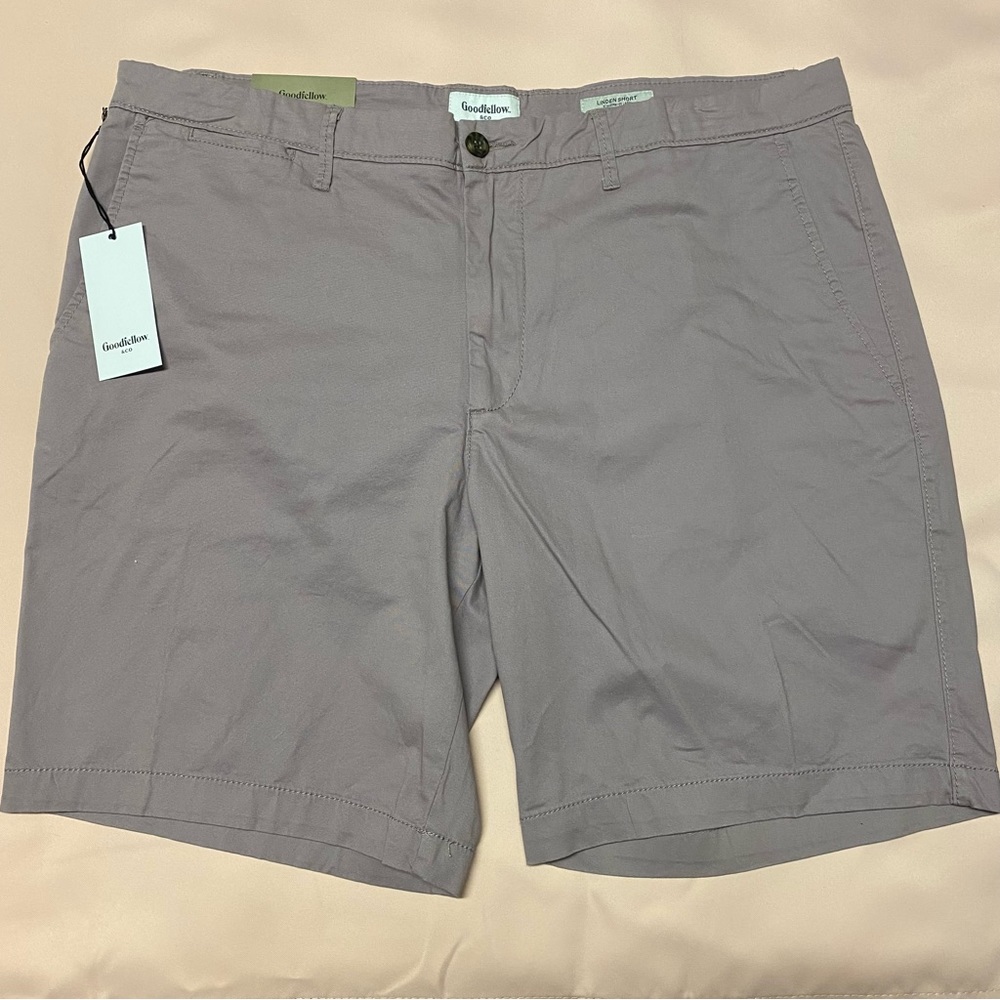 NWT Goodfellow & Co Men’s Linden Flat Front Shorts - Plum